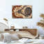 Art mural sur toile avec anneaux d'arbre-133553683