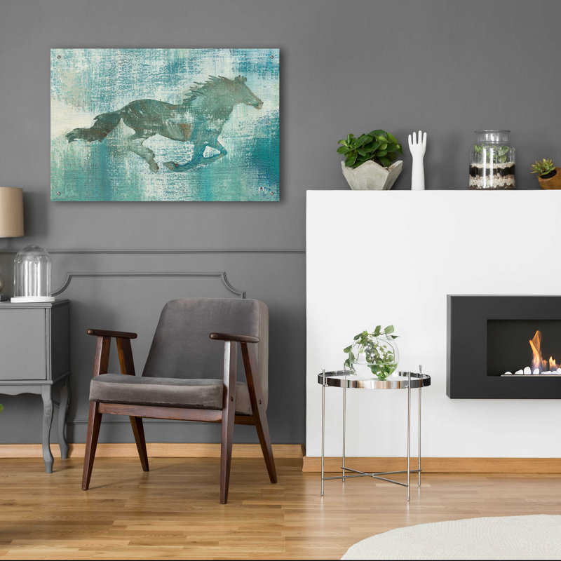 " Mustang Study " by Studio Mousseau, 24" H x 36" W x 0.2" D