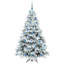 Artificial Christmas Tree with 300 LEDs Green PE and PVC-581627550-581627538