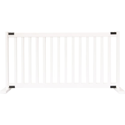 Barrière pour animaux autoportante en bois massif