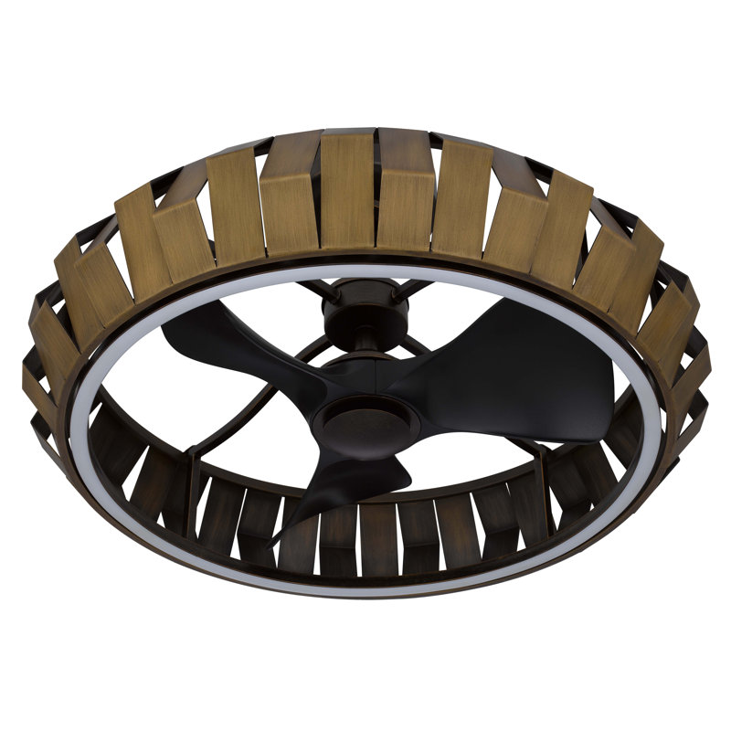 Ventilateur de plafond 22 po avec lumières DEL Zemora