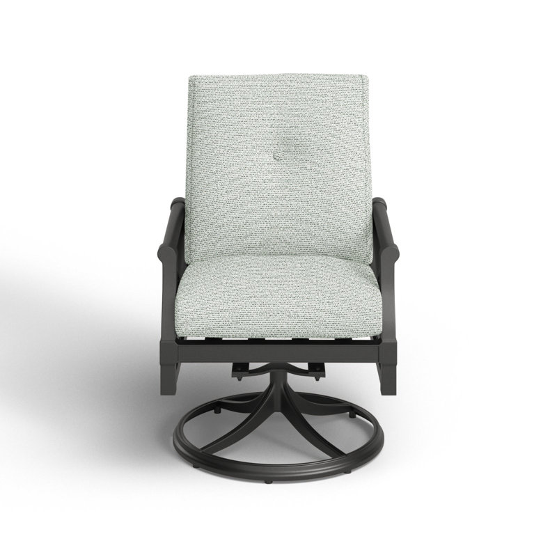 Andover Outdoor Rocker Chair, Denver Scarlett Sunbrella®, Pewter
