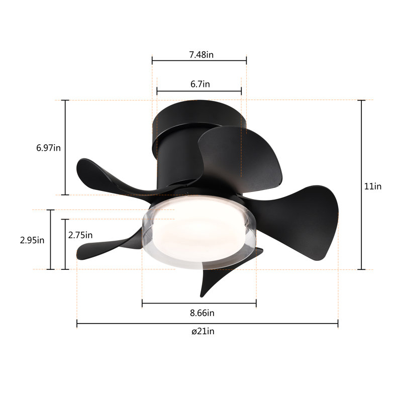 Ventilateur de plafond Metheny 21