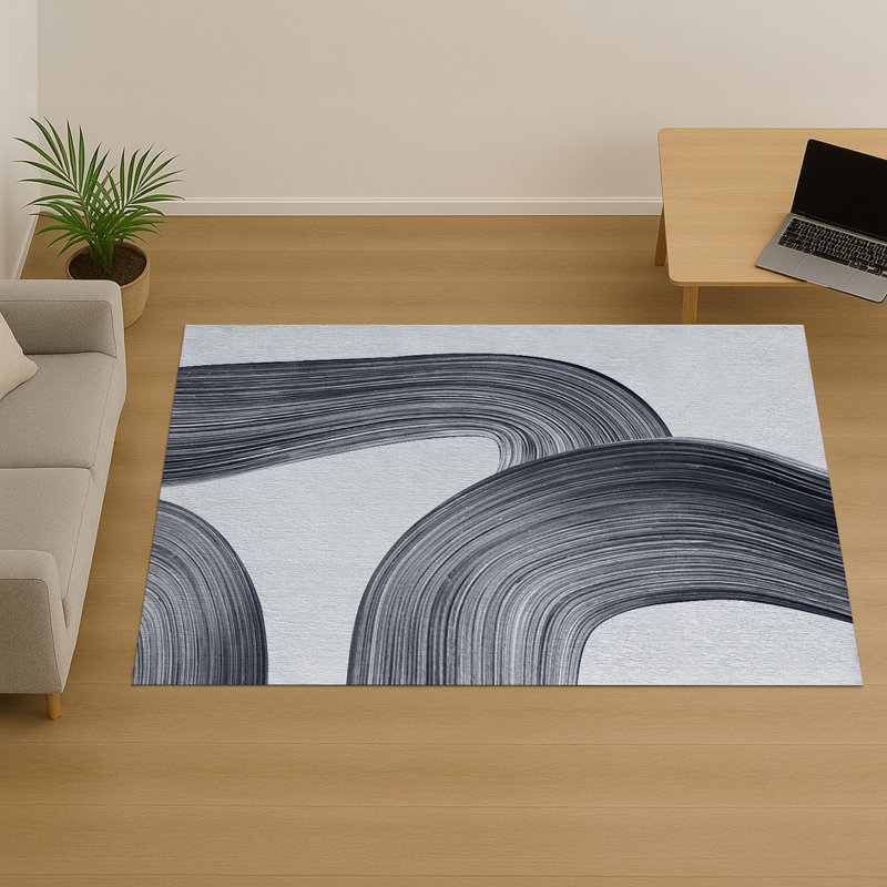 Abstract Area Rug, Rectangle 140 x 200 cm