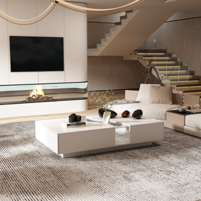 Brunonas Pedestal Coffee Table by Wade Logan
