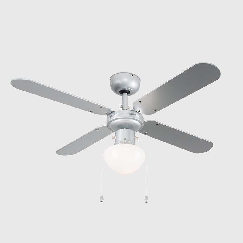 Higgenbotham Ceiling Fan with Light Kit, 107" W