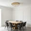 Lustre semi-encastré en cristal-126593902