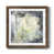 Papier, cadre noyer
