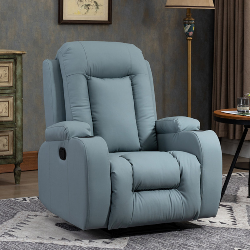Areyona, Light Blue Faux Leather