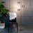 Tree Industrial LED 3-Way Dimming Floor Lamp with 3 Adjustable Spot Lights-950900637