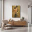 «Tango» par Alexander Gunin, art mural en métal doré, 24 po x 36 po-1745577668
