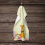 Serviette à thé airedale pâques œufs
