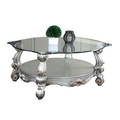 Table basse à 4 pieds avec rangement
