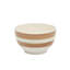 Gibson Home Kenwood Shores 16 Piece Stoneware Dinnerware Set, Hand-Painted Plates and Bowls, Service for 4 - Brown Striped-114485491