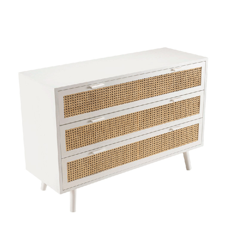 SANDRO 110cm W 3 - Drawer Chest of Drawers