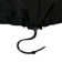 Claire Black Solid Fire Pit Cover with Drawstring Closure