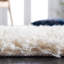 Tapis en laine ivoire tissé à la main Delane-1487879485