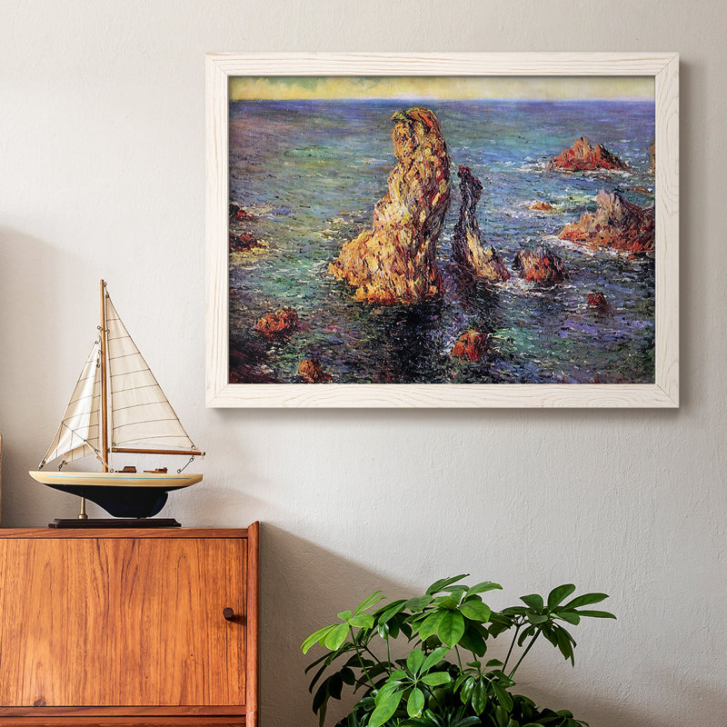 Les «pyramides» au port, H 18 po x l 26 po x P 1,5 po, Blanc