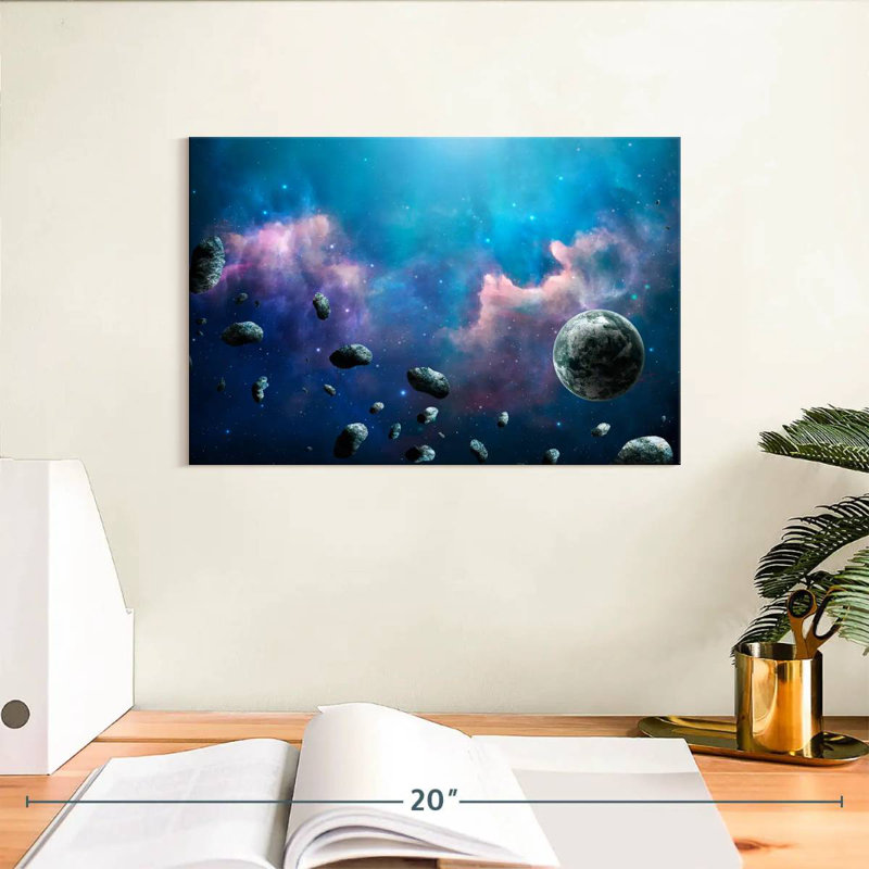 Oberle Floating Asteroids, 8" H x 12" W
