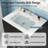 60" Modern Black Freestanding Double Sink Bathroom Vanity Set with Integrated Sinks and Storage-1467678563