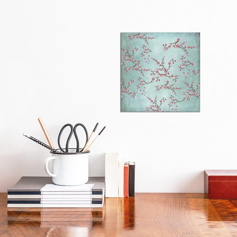 Sakura - Love by Monika Strigel - Wrapped Canvas Print, 30.48 cm H x 30.48 cm W