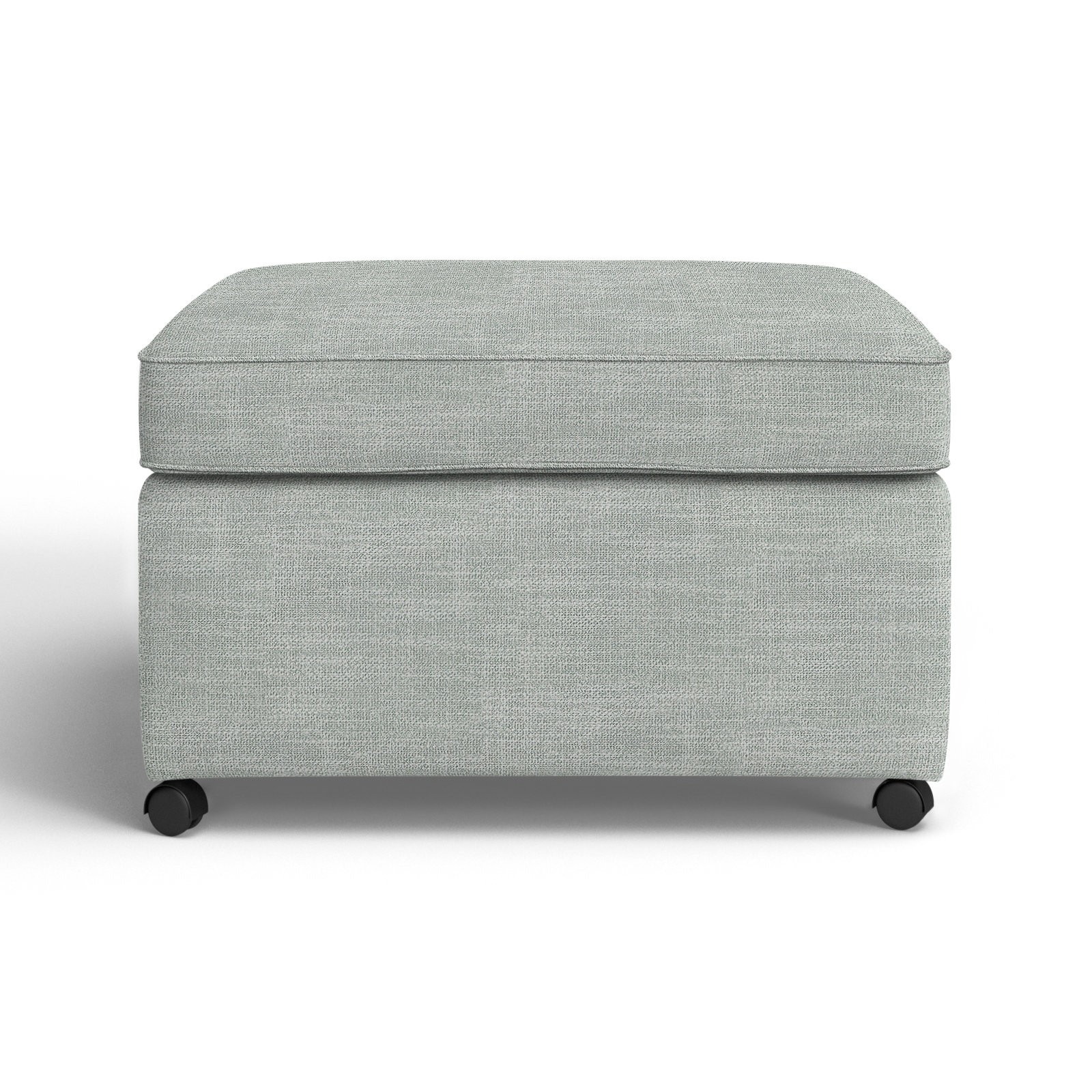 Rika Upholstered Ottoman, Conversation Capri Basketweave