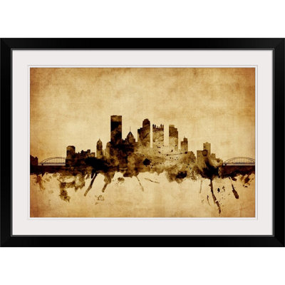 «Pittsburgh Pennsylvania Skyline» par Francy, impression