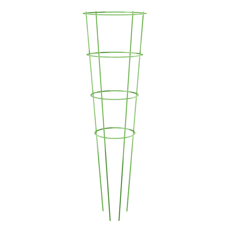 Bowermaster Metal Weather Resistant Plant Support, Green, 54" H x 16.14" W x 16.14" D