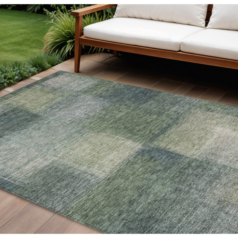Tapis intérieur lavable abstrait 8 pi x 10 pi gris