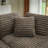 Compression Corduroy Sectionals, Modern Curved L Shape For Home