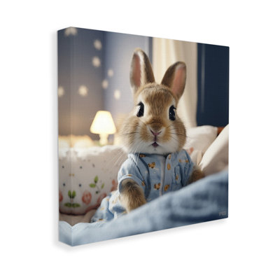 "Bunny In Pyjamas" par RB sur toile
