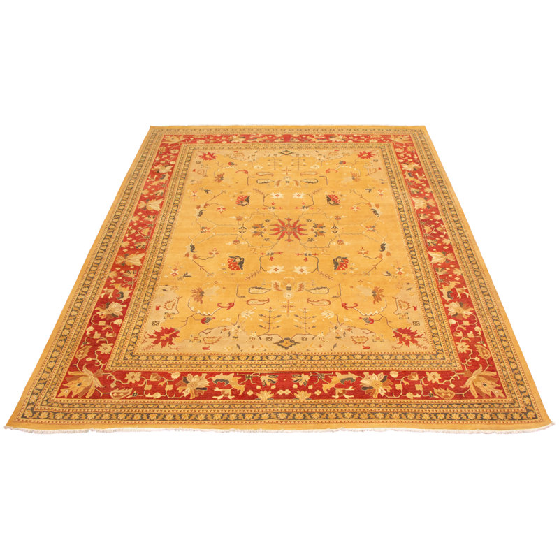 Arabelle One-of-a-Kind Rectangle 12'1" X 15'1" New Age Wool Area Rug in