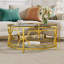 Table basse ronde en verre trempé-678571695