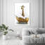 Bathtime Giraffe - Peinture sur toile-58873434-58873435-119891399
