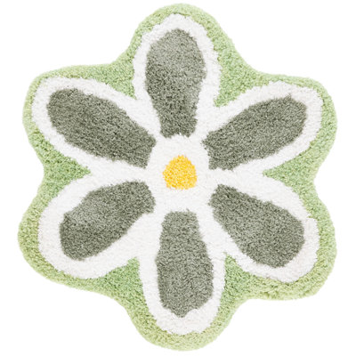 Tapis ivoire / vert Kanesia Novelty 902