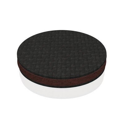 Gorillapads Cb144 Non Slip Furniture Pads/Grippers (Set Of 16) Furniture Feet Floor Protectors, 2 Inch Round, Black