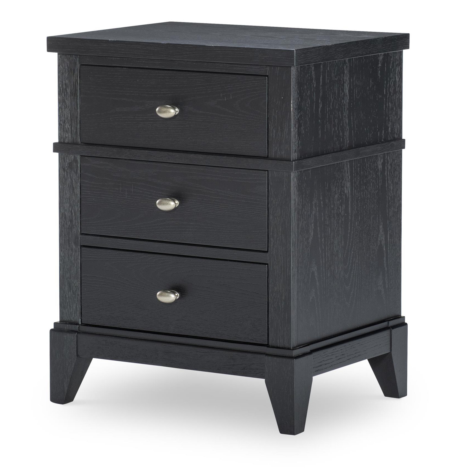 Today's Traditions 3-Drawer Nightstand with USB-C, Black