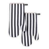 Kate Spade New York Stripe Oven Mitt, Heat Resistant, 100% Cotton