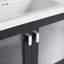 Meuble-lavabo mural 32 po avec lavabo, conception peu encombrante pour les petites salles de bain