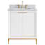 Bungalow 30" Freestanding Standard Single Bathroom Vanity with Top-12027455