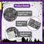 Ensemble de 3 nappes murales Halloween Stone
