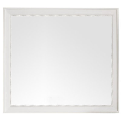 Bristol Flat Solid Wood Beveled Wall Mirror