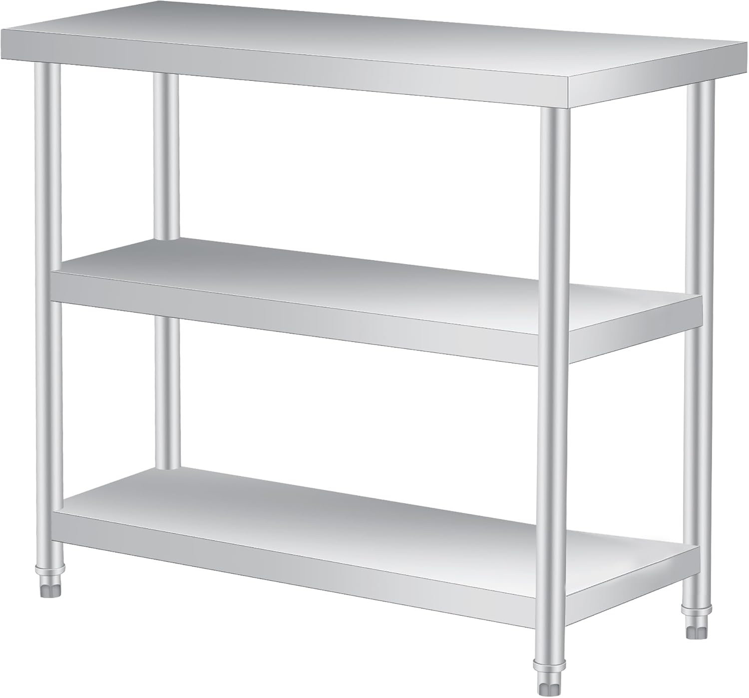 gaomon Table de travail en acier inoxydable, table de préparation ...