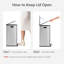 Stainless Steel Kitchen Trash Can