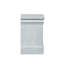 Table de chevet Platinum au design pratique - rangement spacieux, glissières en métal, matériau synthétique, gris argenté, l 21 po x H 24 po x P 15 po gris élégant dans deux tiroirs spacieux-1592669547