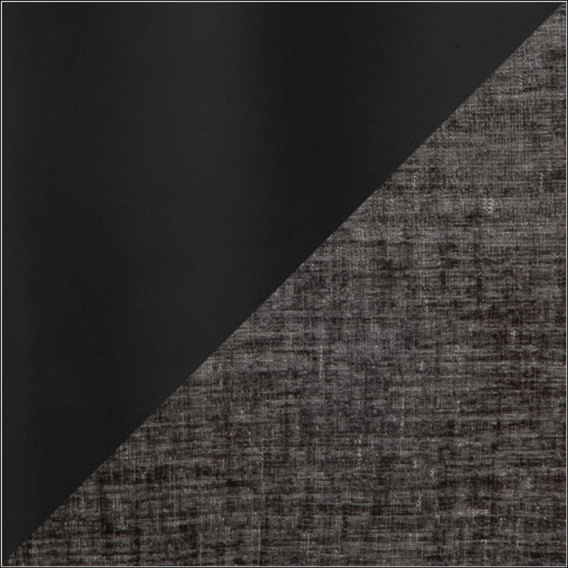 Repose-pieds de tabouret de bar réglable - ensemble de 2, Siège gris foncé / structure noire