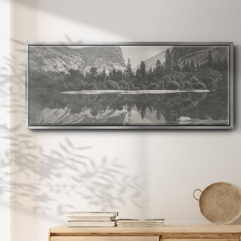 Mirror Lake, Yosemite Valley - toile encadrée, H 24 po x l 60 po