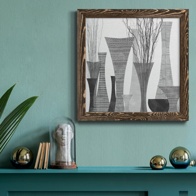 Solo rouge - Reproduction d'art sur toile encadrée