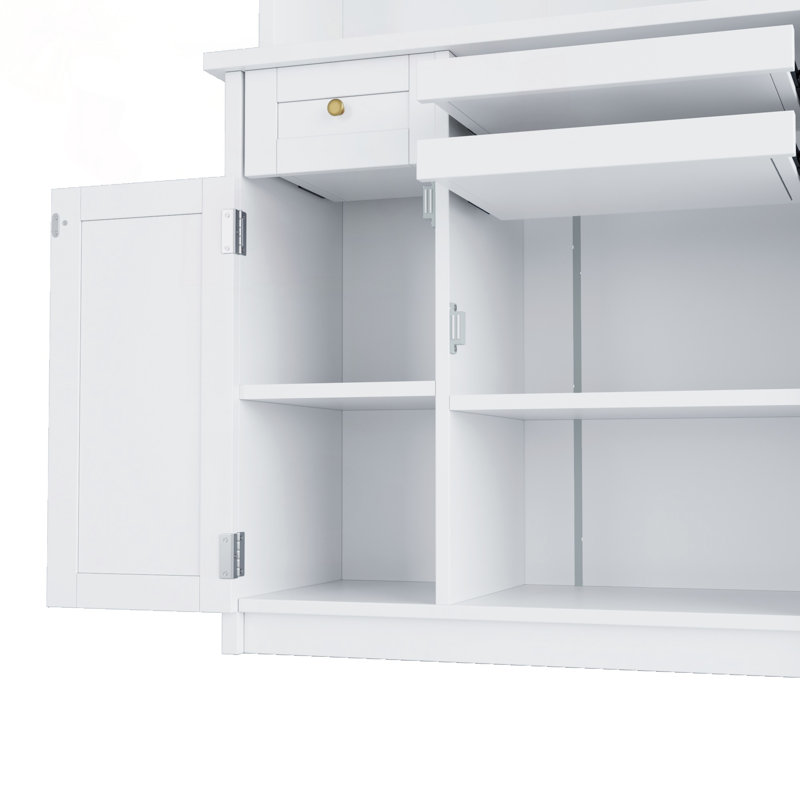 Buffet sur pied Farmhouse, Blanc