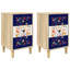 36 cm W Bedside Table